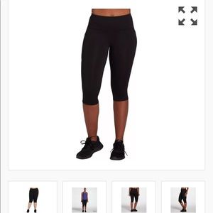 TWO PAIRS size XL DSG Womens Performance Crop Workout Leggings with Pockets